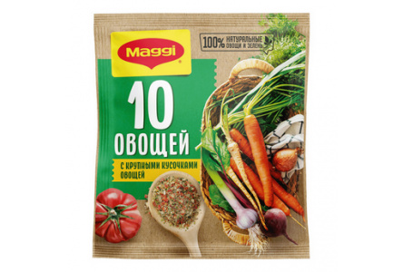 Приправа MAGGI 75гр Супер 10 овощей 1/18шт