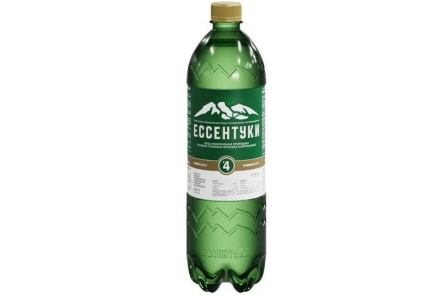 Вода минер ЕССЕНТУКИ-4 1л газ  ПЭТ 1/6шт