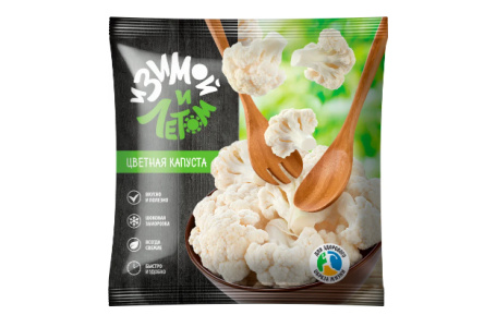 Заморож И ЗИМОЙ И ЛЕТОМ 400гр Цветная капуста 1/20шт