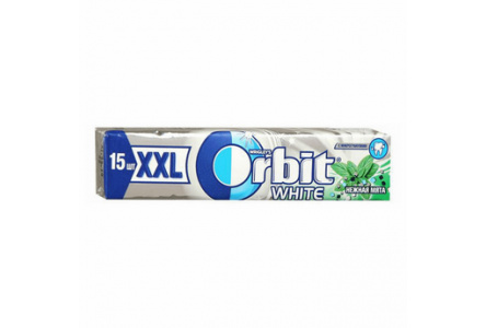 Жевательная резинка ORBIT XXL 20,4гр Нежная мята 1/30шт