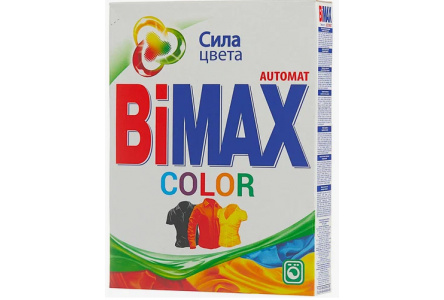 Порошок стиральный автомат BIMAX 400гр Color 1/24шт