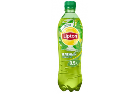 Чай холодный LIPTON 0,5л Зеленый чай ПЭТ 1/12шт