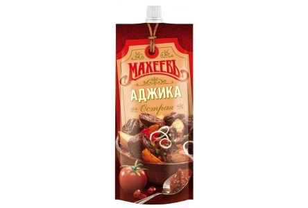 Аджика МАХЕЕВЪ 140гр Острая дой-пак 1/18шт