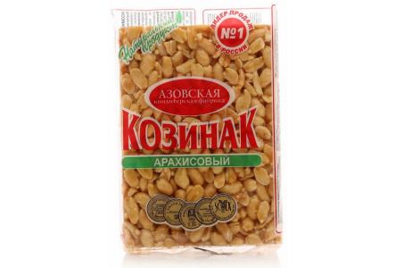 Козинак Азовская КФ 170гр Из арахиса 1/12шт