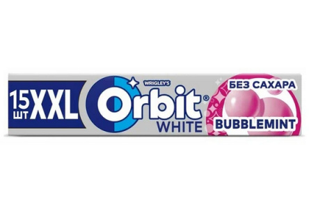 Жевательная резинка ORBIT XXL 20,4гр Bubblemint 1/20шт