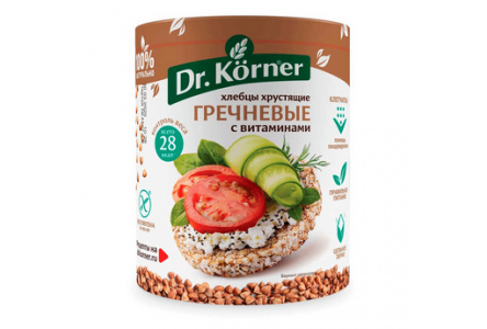 Хлебцы DR. KORNER 100гр Гречневые 1/20шт