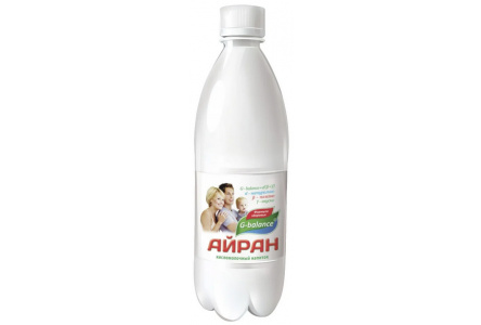 Напиток кисломолочный Айран G-BALANCE 1л 1% газ ПЭТ 1/6шт Продукт без заменителя молочного жира