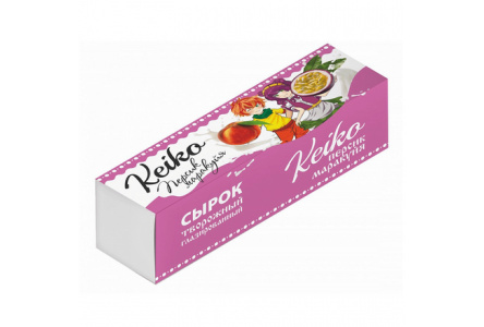 Сырок творожный глазированный KEIKO 40гр 16% Персик/маракуйя 1/12шт
