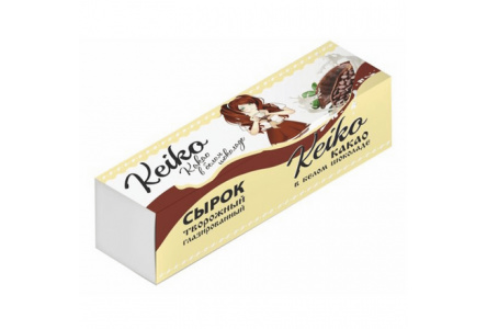 Сырок творожный KEIKO 40гр Какао глазированный 1/12шт