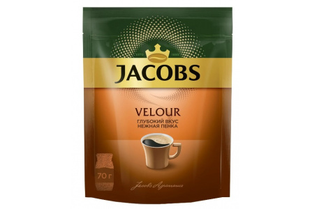 Кофе растворимый JACOBS MONARCH 70гр Velour м/у 1/12шт