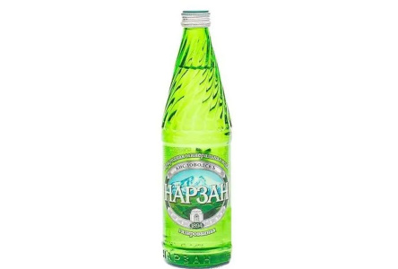 Вода минер НАРЗАН 0,5л газ Элита ст/б 1/12шт