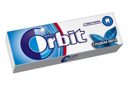 Жевательная резинка ORBIT 14гр Сладкая мята 1/30шт