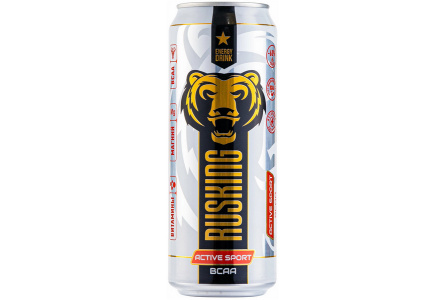 Напиток энерг RUSKING 0,45л Active Sport 1/12шт