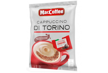 Напиток кофейный MACCOFFEE 25гр Сappuccino di Torino м/у 1/20шт