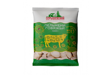 Пельмени СЕРЫШЕВСКИЙ 1000гр 1/15шт