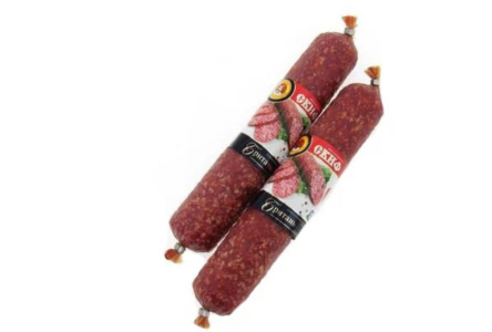 Колбаса сырокопченая Скиф 150гр Сервелат Британь нарезка 1/10шт