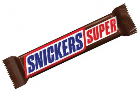 Шоколадный батончик SNICKERS Super 80гр 1/32шт