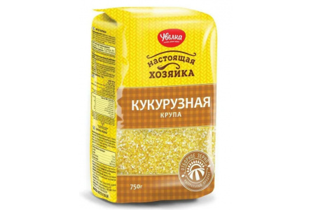 Крупа УВЕЛКА 750гр Кукурузная 1/6шт