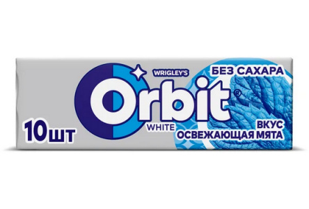 Жевательная резинка ORBIT Whitе освеж мята Freshmint 1/30шт