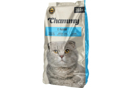 Корм д/кошек CHAMMY 350гр с рыбой 1/18шт