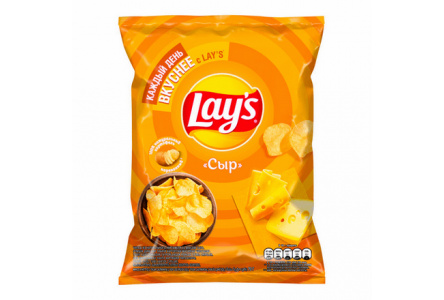 Чипсы LAYS 70гр Сыр 1/25шт