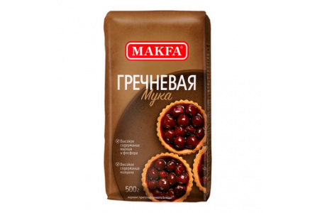 Мука МАКФА 500гр гречневая 1/6шт