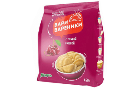 Вареники ВАРИ ВАРЕНИКИ 450гр С вишней 1/8шт