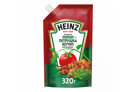 Кетчуп HEINZ 320гр Укроп-Петрушка д/п 1/16шт