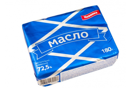 Масло сливочное 180гр Крестьянское ГОСТ ромбы 72,5% 1/12шт