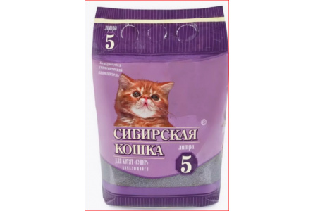 Наполнитель СИБИРСКАЯ КОШКА 5л Супер д/котят комкующийся 1/4шт