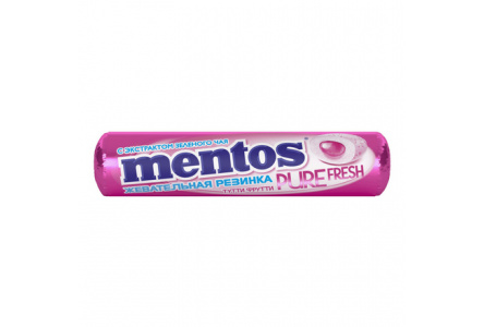 Жевательная  резинка MENTOS 15,5гр Pure fresh тутти-фрутт 1/24шт