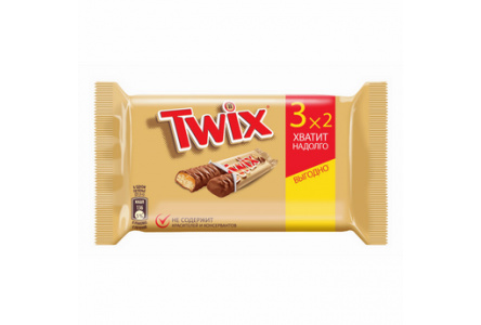 Шоколадный батончик TWIX 165гр 1/18шт