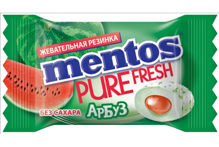 Жевательная резинка MENTOS 2гр Арбуз 1/100шт