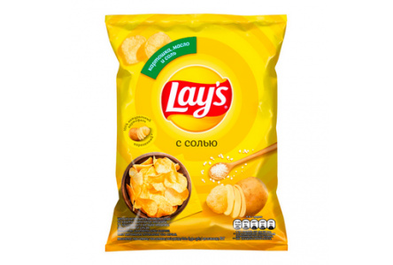 Чипсы LAYS 70гр Соль 1/25шт