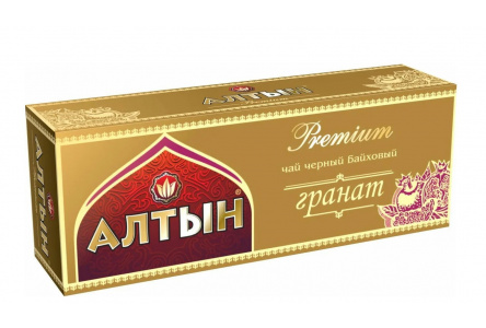 Чай черный АЛТЫН PREMIUM 25пак Гранат байховый 1/21шт