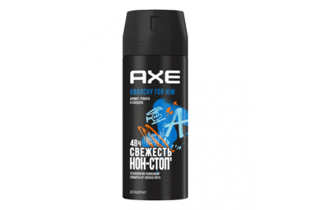 Дезодорант спрей AXE 150мл Анархия муж 1/12