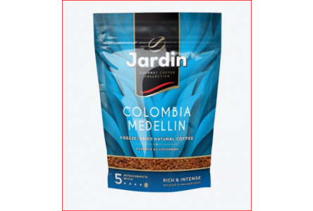 Кофе растворимый JARDIN 75гр Colombia Medellin м/у 1/12шт