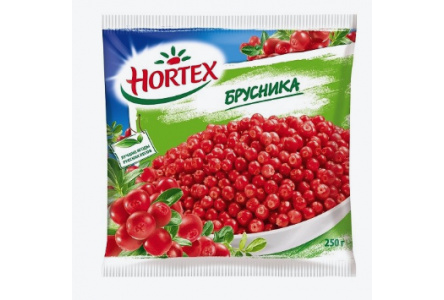 Заморож HORTEX 250гр Брусника 1/6шт