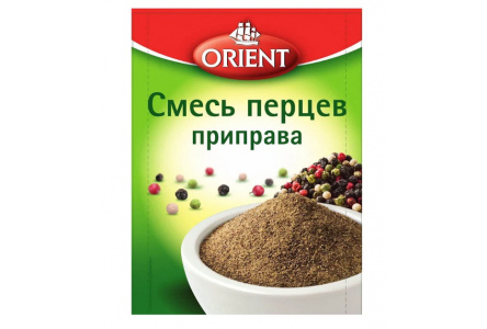 Приправа ORIENT 10гр Смесь перцев 1/24шт