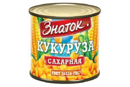 Кукуруза ЗНАТОК 425мл/400гр ж/б 1/12шт