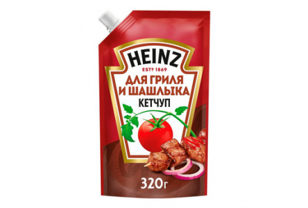 Кетчуп HEINZ 320гр д/гриля и шашлыка д/п 1/16шт