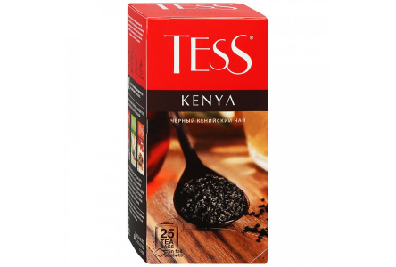 Чай черный в пакетиках TESS 25*2гр Kenya байховый 1/10шт