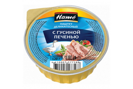 Паштет HAME 120гр Из гусиной печени 1/24шт