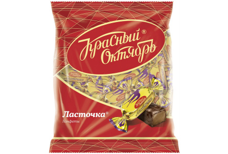 Конфеты ЛАСТОЧКА 250гр 1/24шт Красный Октябрь