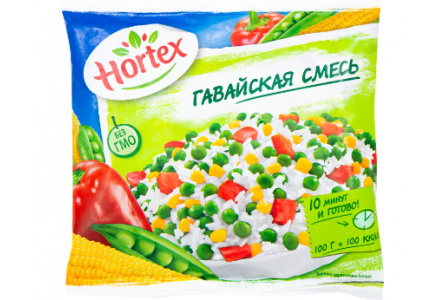 Заморож HORTEX 400гр Смесь Гавайская 1/12шт