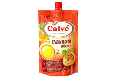 Майонез CALVE 400гр Классический 50% д/п 1/24шт РМТ001