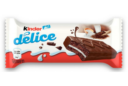 Пирожное KINDER DELICE 39гр Какао глаз 1/20шт