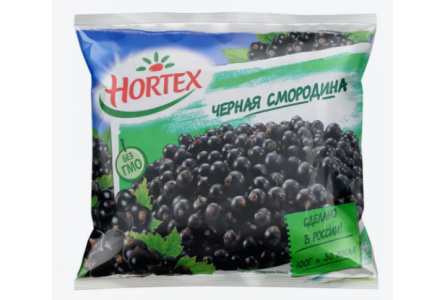 Заморож HORTEX 300гр Смородина черная 1/18шт