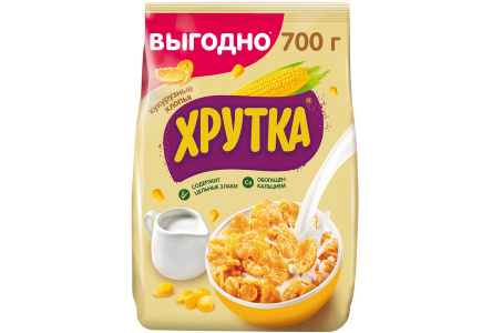 Завтрак ХРУТКА 700гр Хлопья 1/12шт