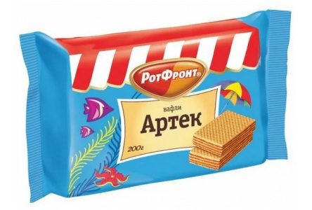 Вафли АРТЕК 200гр 1/20шт Рот Фронт